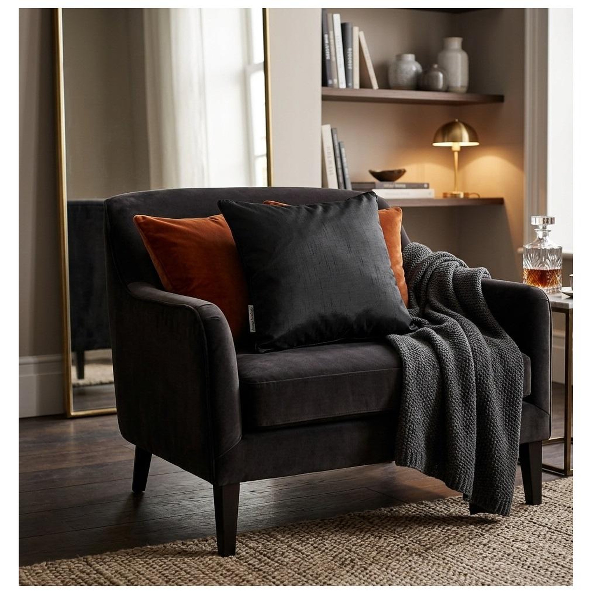 Voir la diapositive 2 : Eden Housse de coussin shantung shana