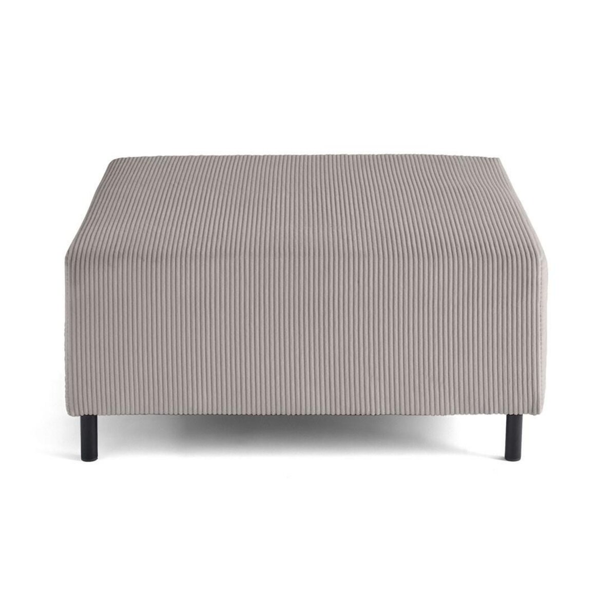 LISA DESIGN Edinburg - pouf modulable - en velours côtelé