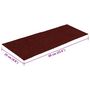Voir la diapositive 6 : VIDAXL Tapis d'escalier autocollants Rectangulaire 15pcs 60x25cm Rouge