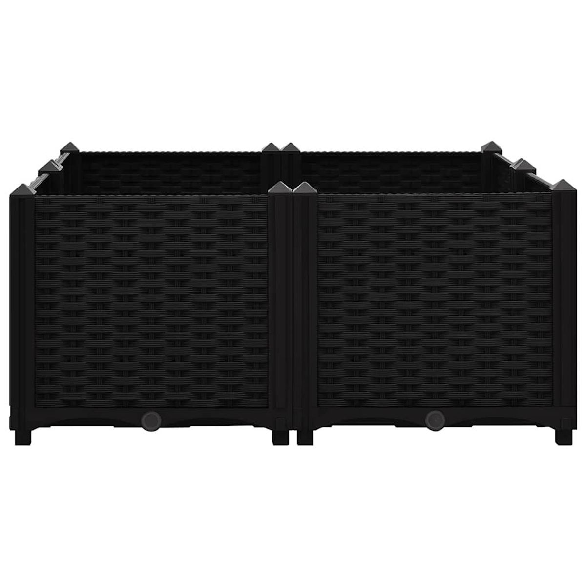 VIDAXL Lit sureleve 80x80x38 cm Polypropylene