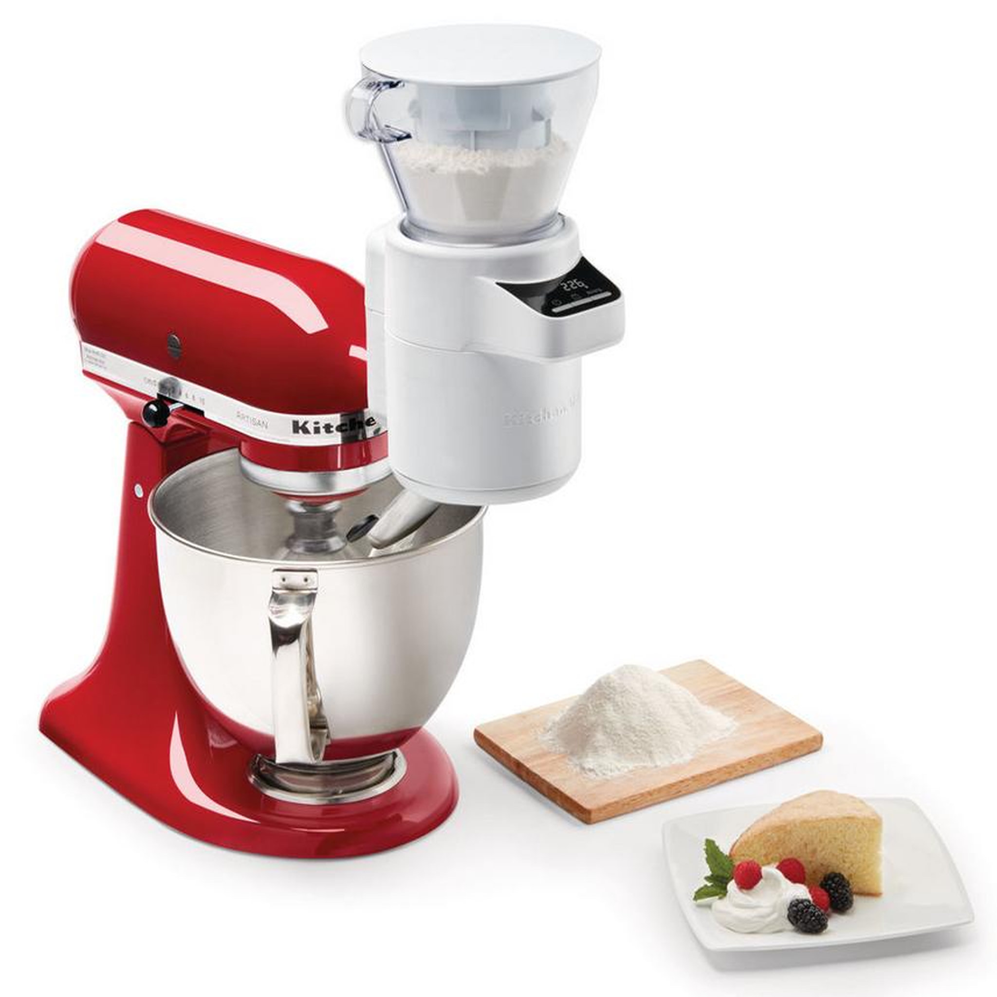 Voir la diapositive 2 : KitchenAid Tamis et balance pour robot - 5ksmsfta