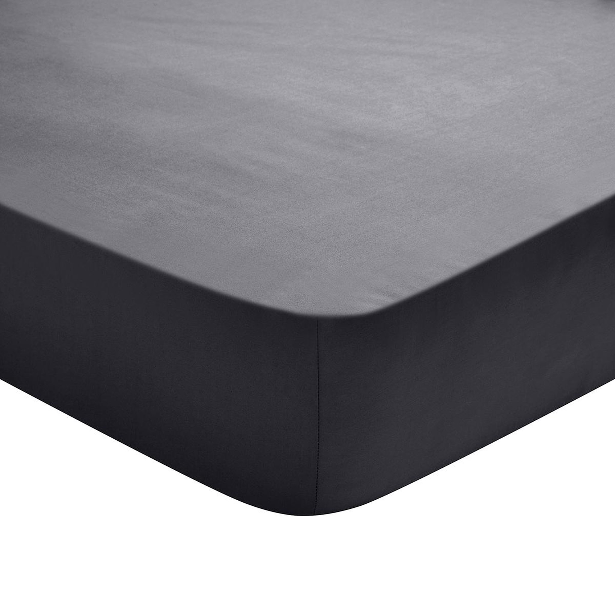 DODO Drap Housse Studio Coton Carbone. Coloris disponibles : Gris
