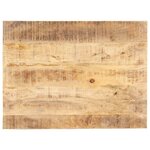VIDAXL Dessus de table Bois de manguier solide 15-16 mm 80x60 cm