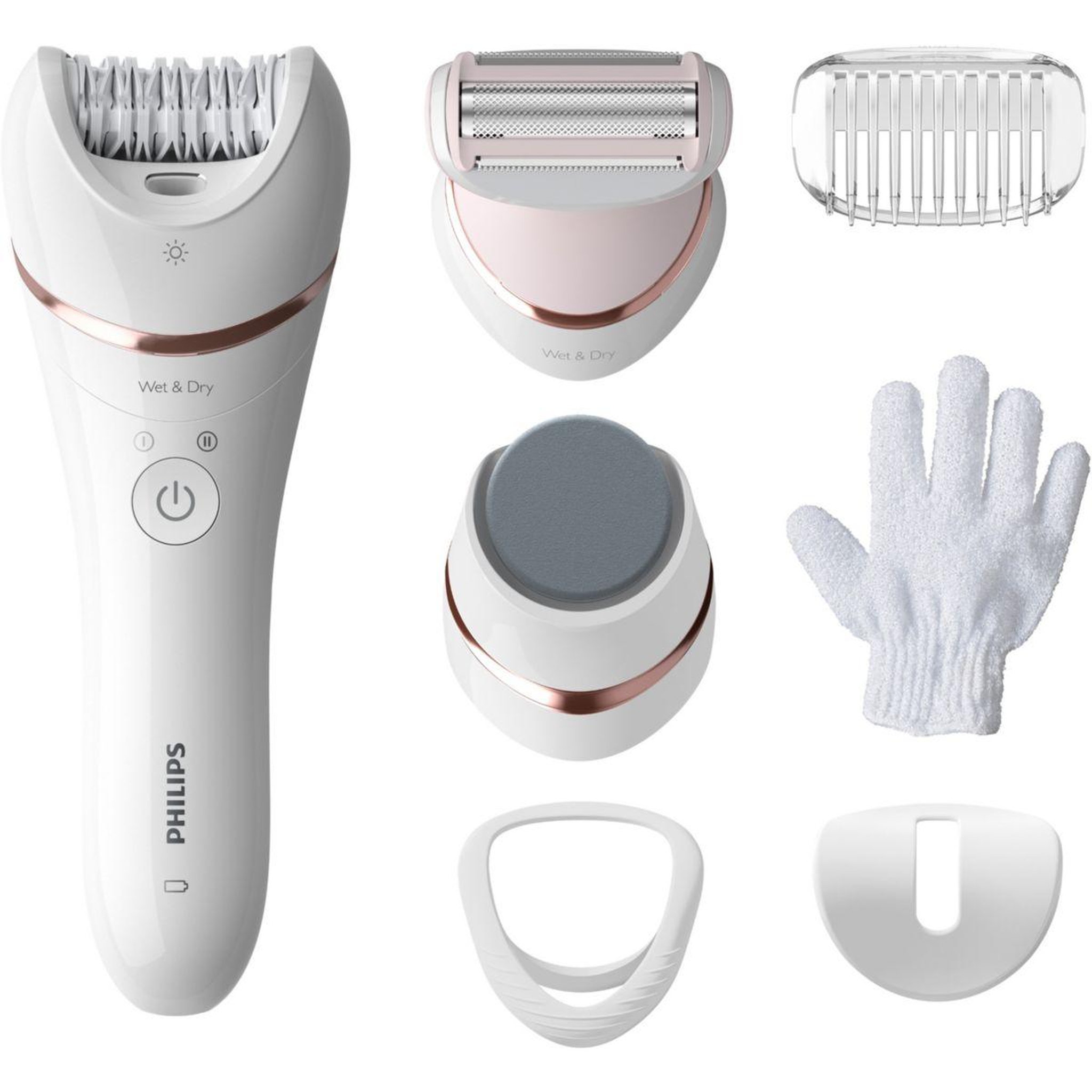 Voir la diapositive 2 : Philips Epilateur électrique series 8000 bre730/10