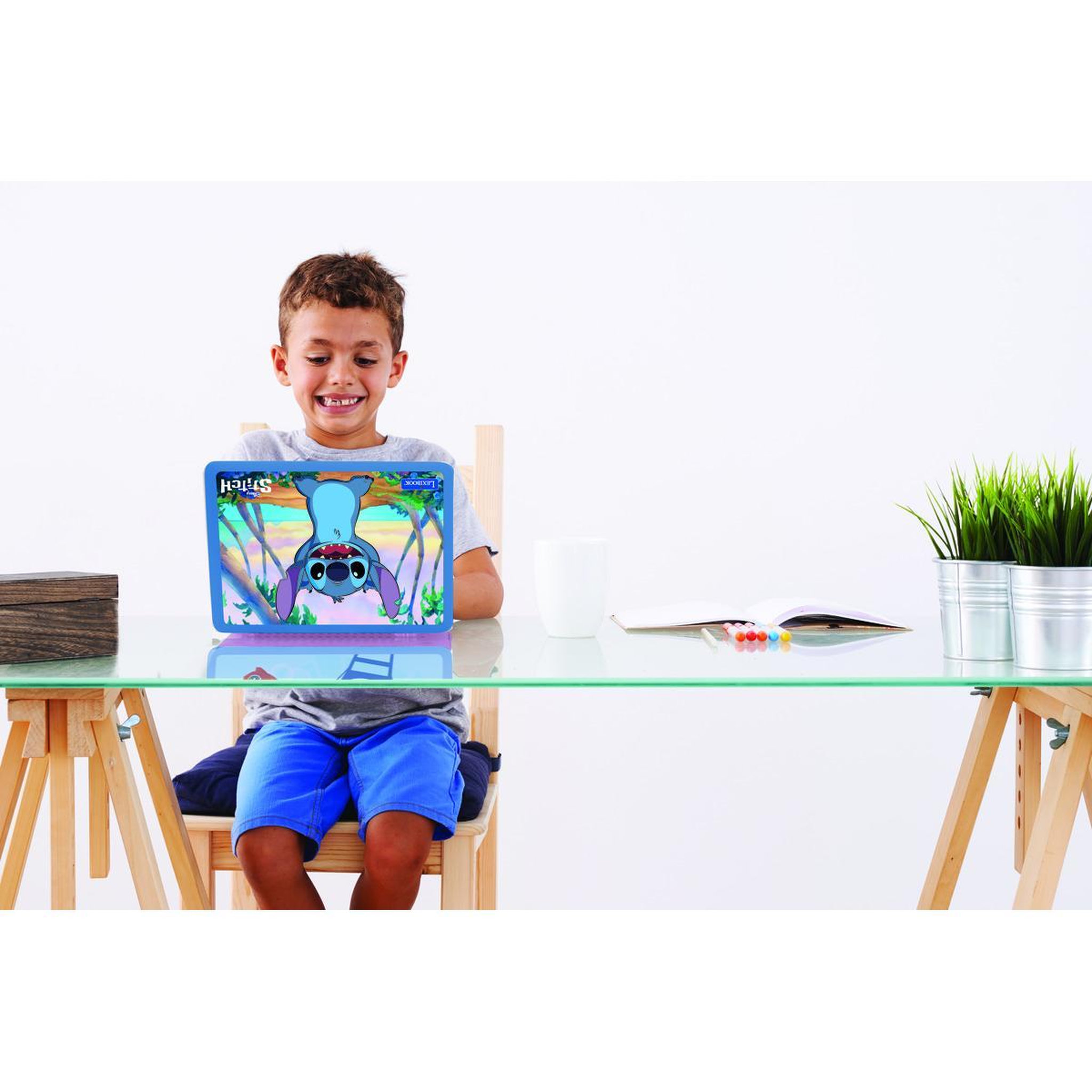 Voir la diapositive 6 : Lexibook Ordinateur portable éducatif bilingue Stitch (FR/EN)