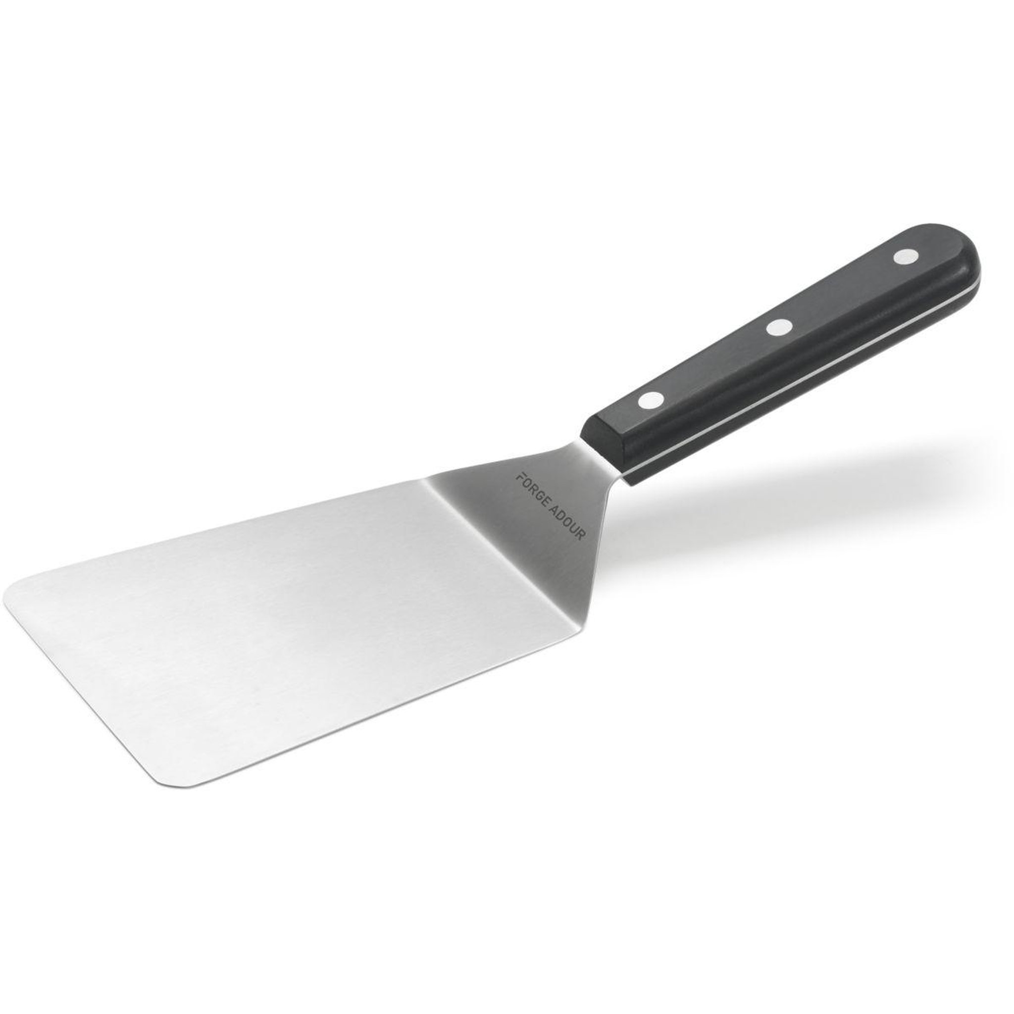 FORGE ADOUR Ustensile plancha courte coudée POM