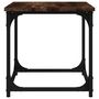 Voir la diapositive 6 : VIDAXL Table d appoint Chêne fumé 40x40x40 cm Bois d ingénierie