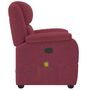 Voir la diapositive 4 : VIDAXL Fauteuil de massage inclinable Rouge bordeaux Tissu