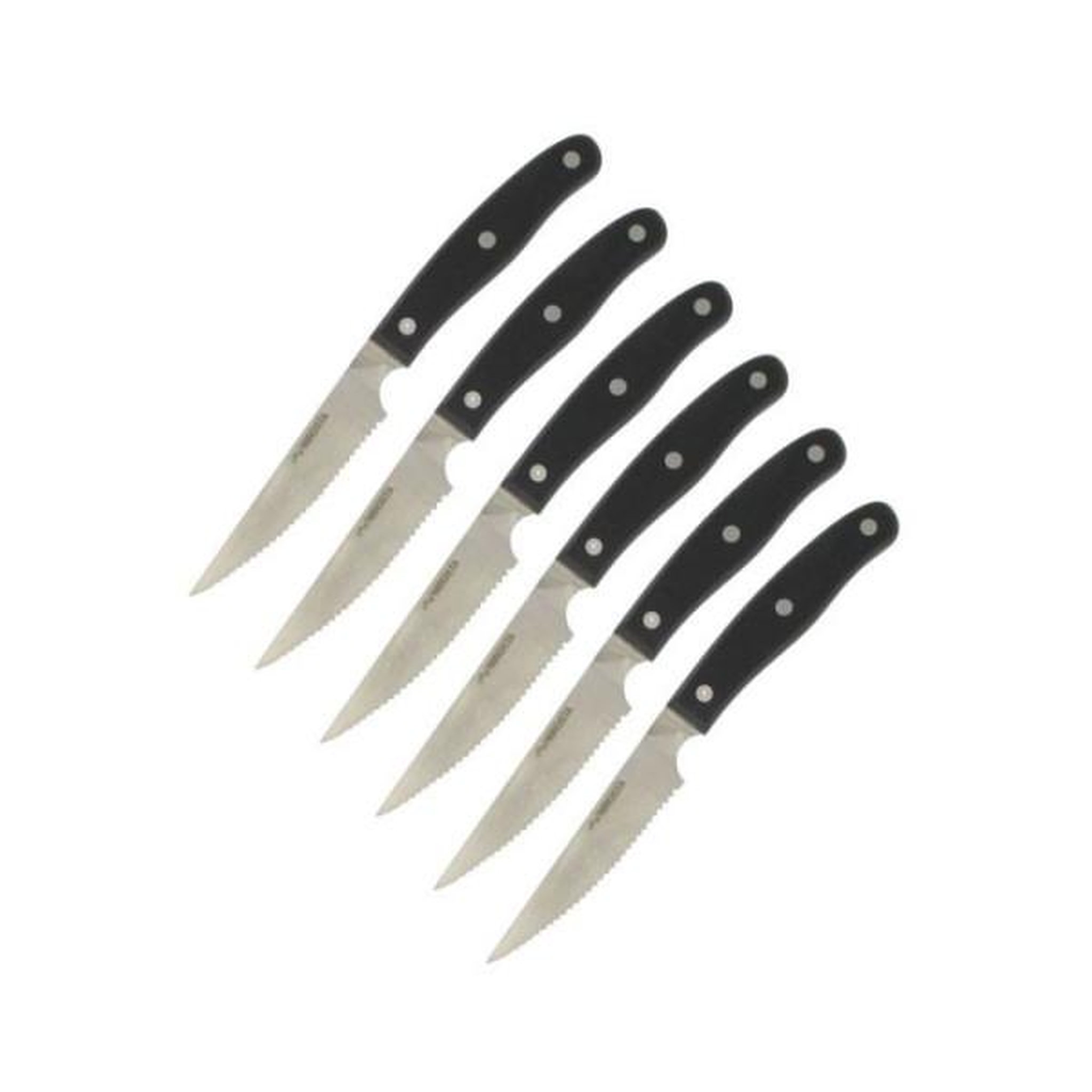 NIROSTA Lot de 6 couteaux a steak - NIROSTA- 22 cm