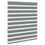Voir la diapositive 4 : VIDAXL Store zebre gris fonce largeur du tissu 120,9 cm polyester