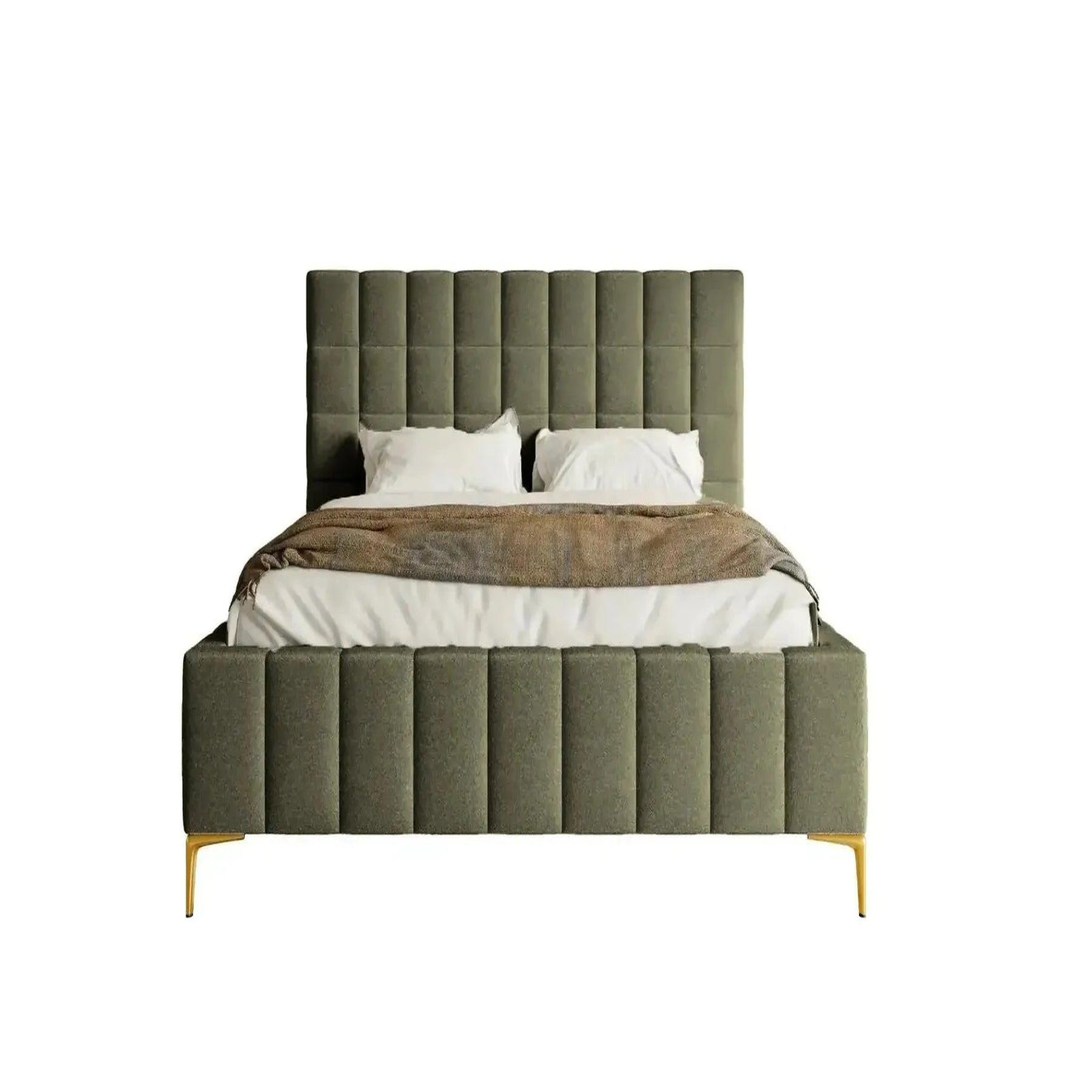 Voir la diapositive 1 : CASANOVA PARIS Gregoire - lit coffre tissu chiné