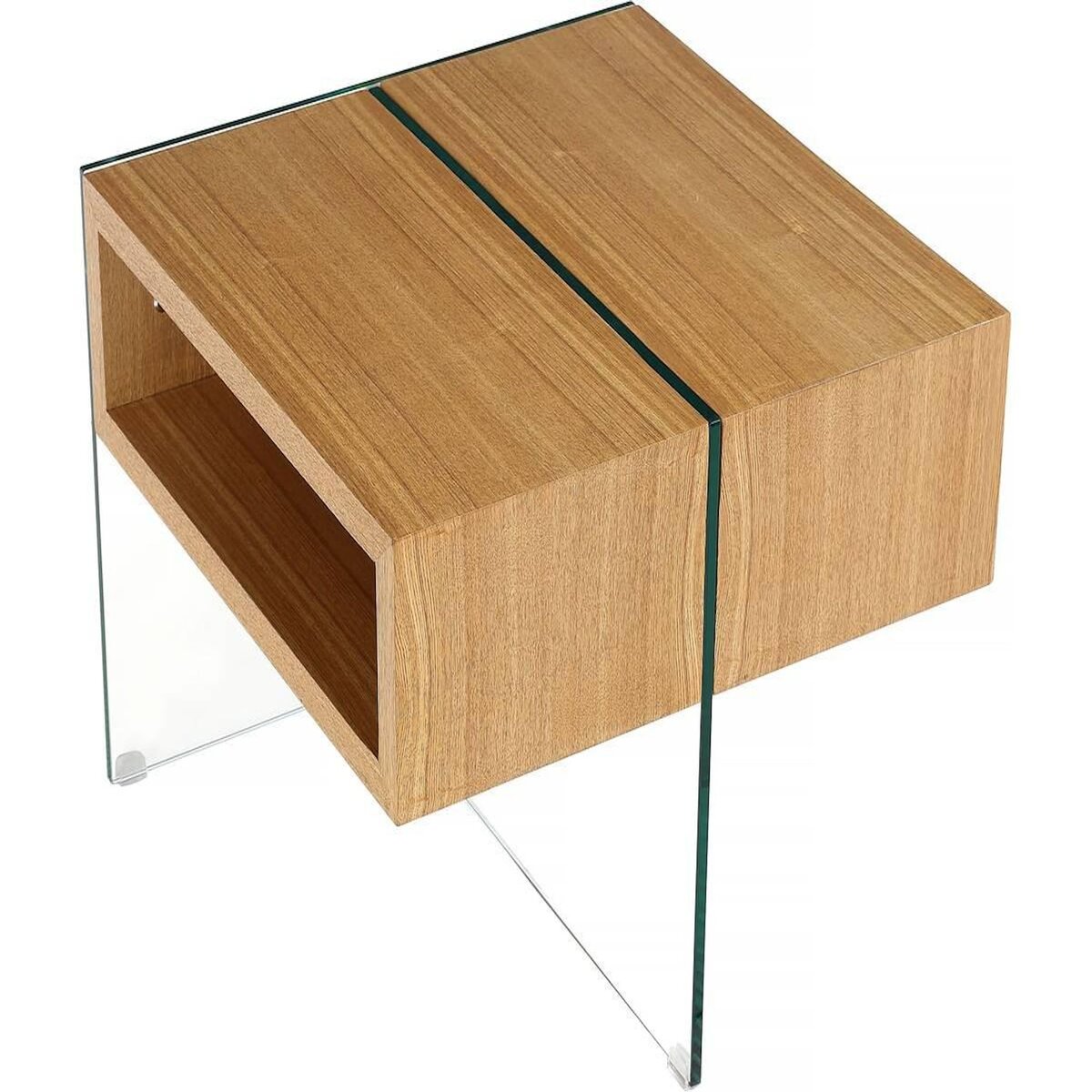 Habitat et Jardin Table basse  Venezia  - 60 x 60 x 50 cm -  Finition chêne