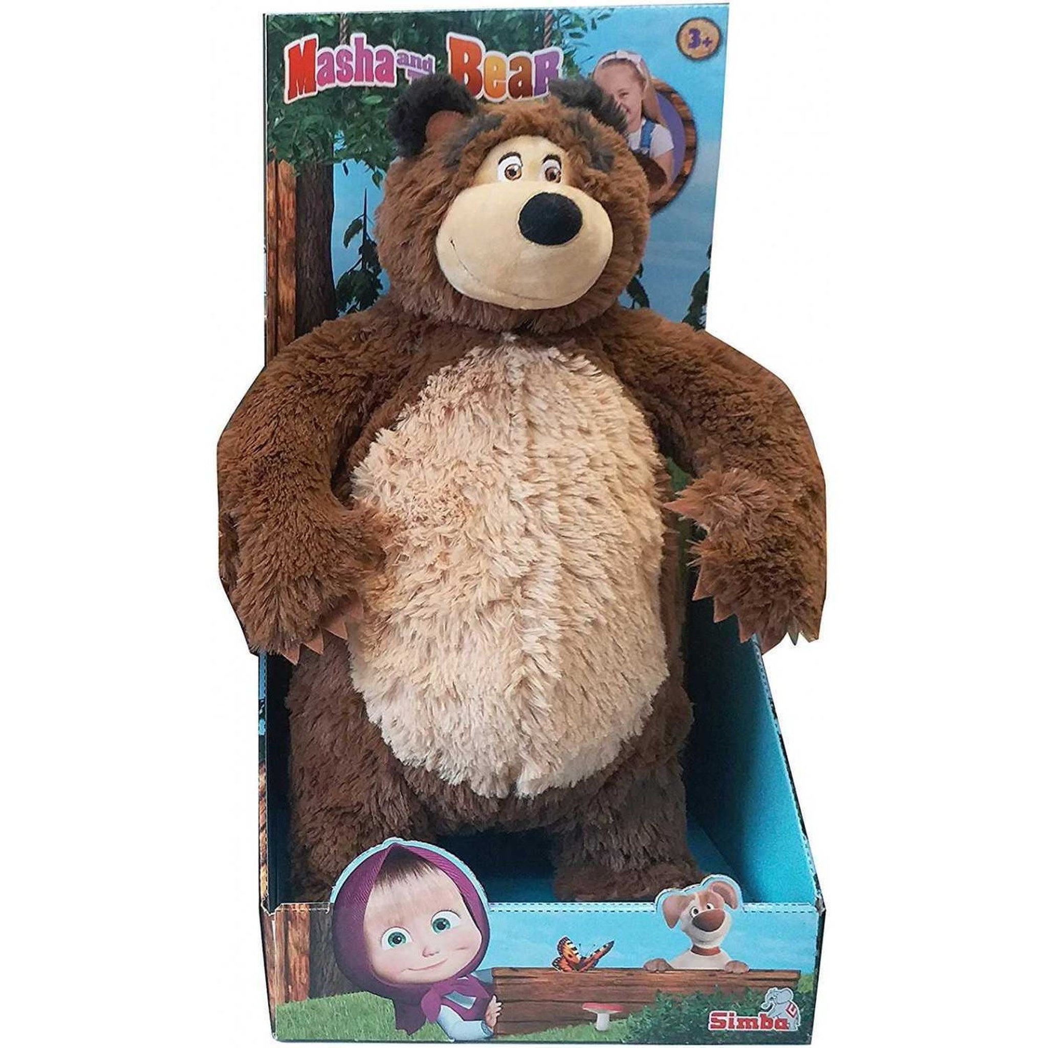 Voir la diapositive 2 : SIMBA Peluche Macha et l'Ours 40 cm
