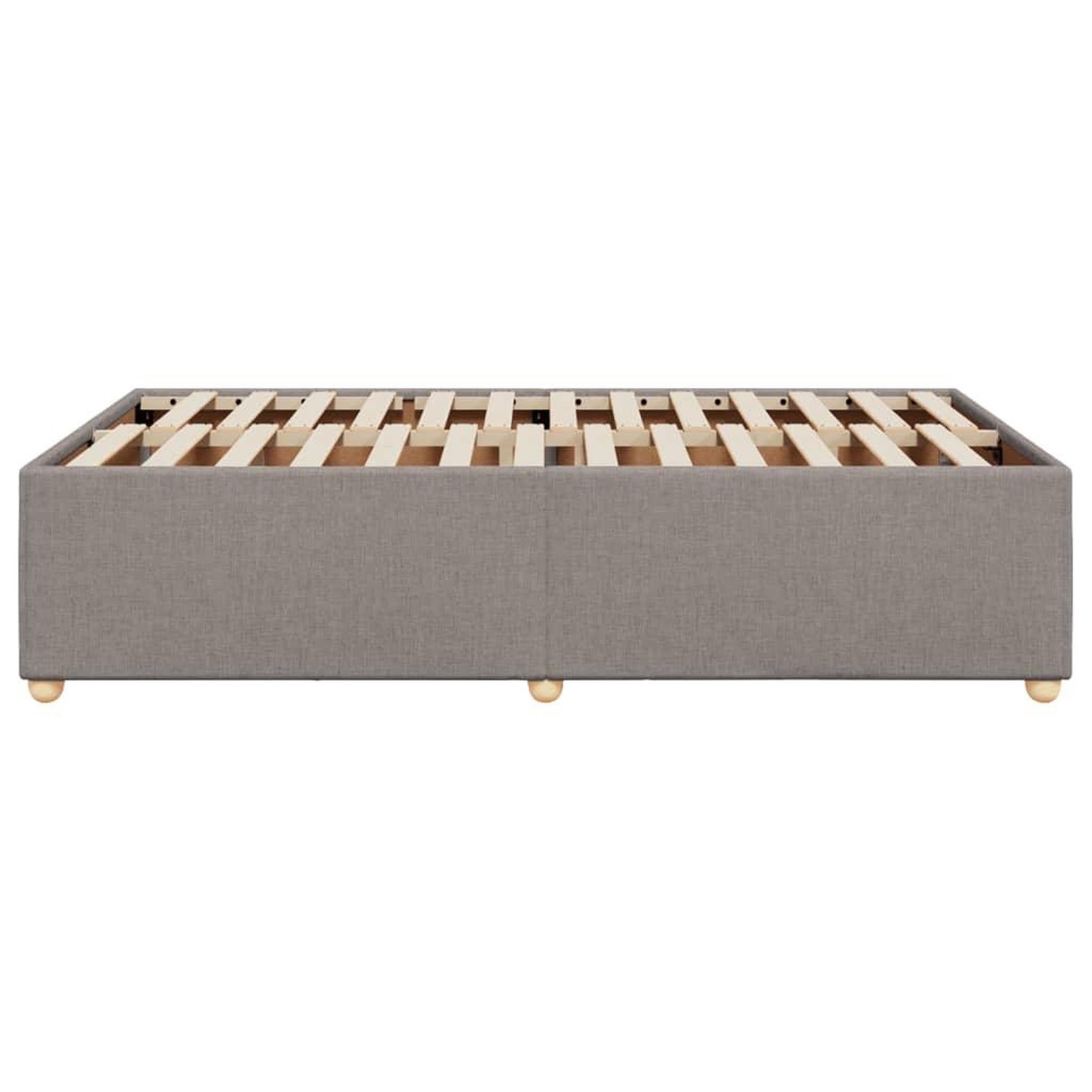 Voir la diapositive 5 : VIDAXL Cadre de lit sans matelas taupe 120x200 cm tissu