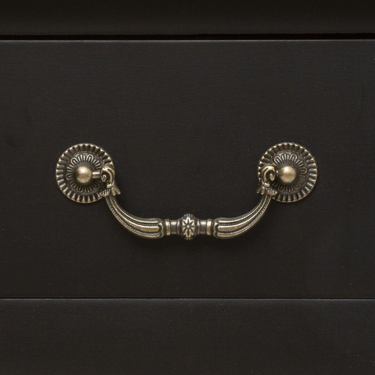 ATMOSPHERA Console Chrysa - 2 tiroirs - Noir et Bois