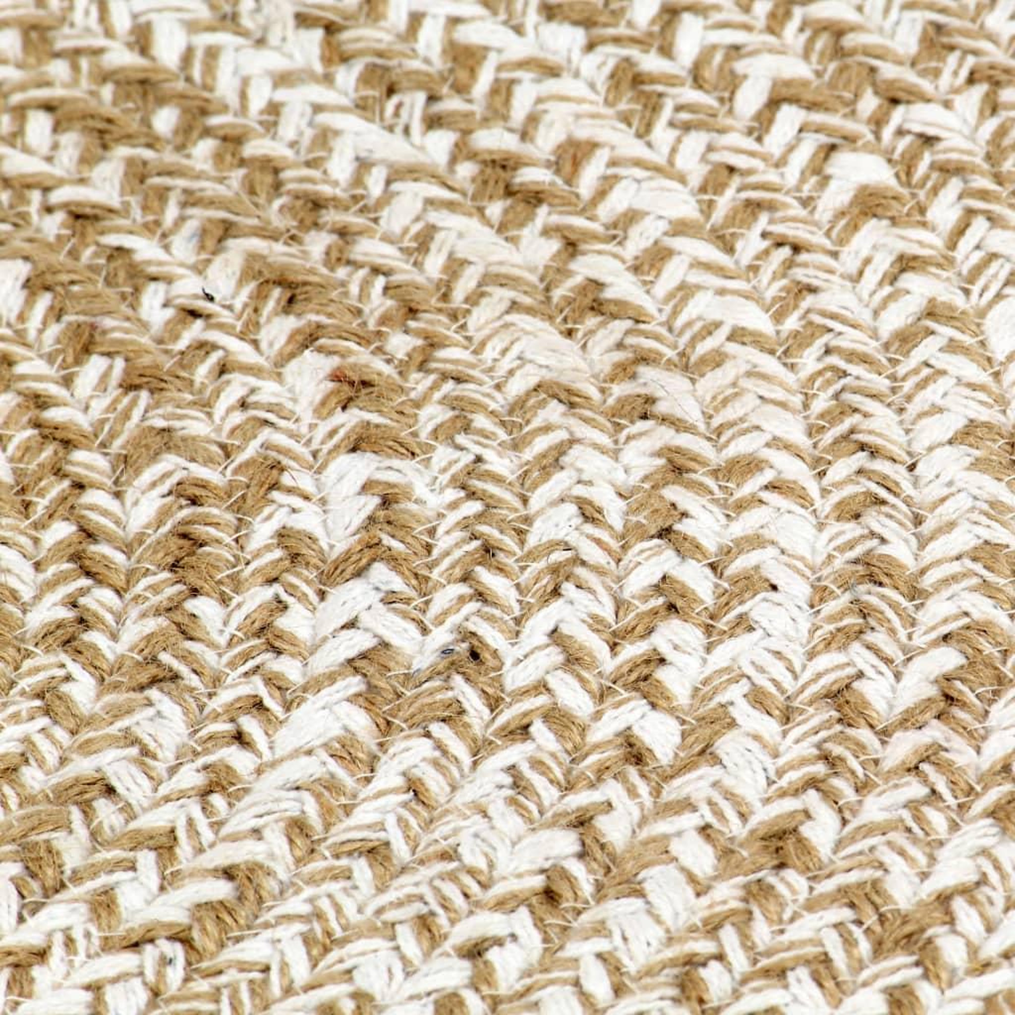 Voir la diapositive 4 : VIDAXL Tapis fait a la main Jute Blanc et naturel 150 cm