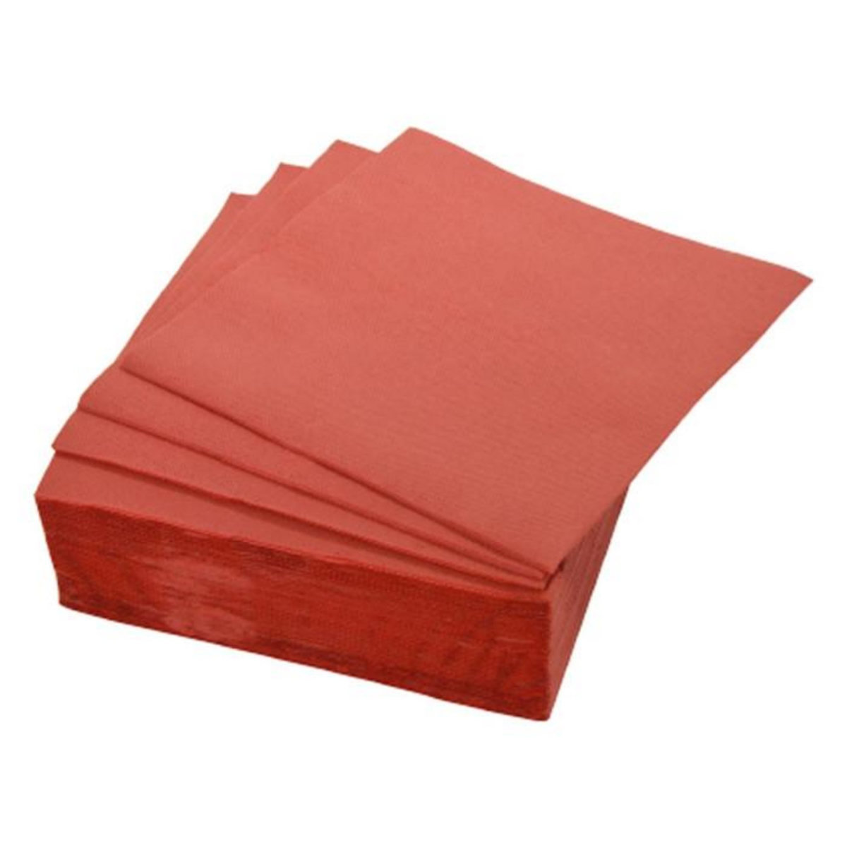 Paris Prix Lot de 40 Serviettes en Papier  Vitamine  38x38cm Terracotta