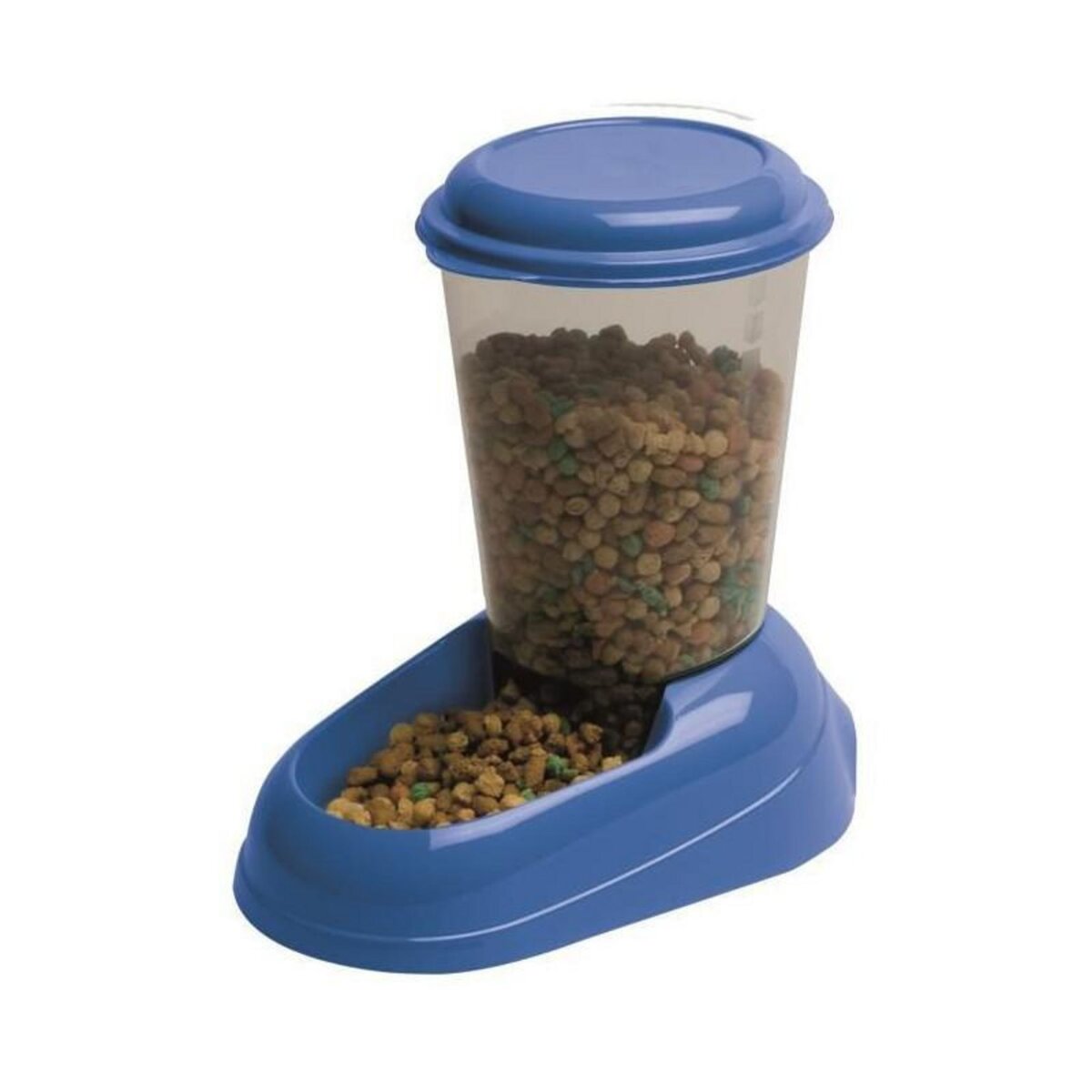 Ferplast FERPLAST Distributeur croquettes Zenith 3L en plastique - 29,2x20,2x28,8 - Bleu - Chien et chat