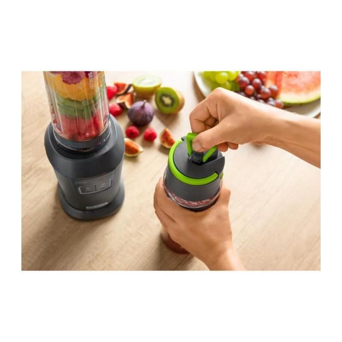 SENCO Blender - SENCOR - SBL 7178BK - 800 W - 2 vitesses - Noir