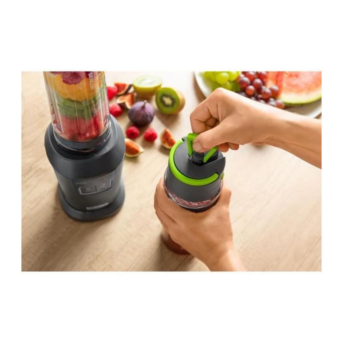 SENCO Blender - SENCOR - SBL 7178BK - 800 W - 2 vitesses - Noir