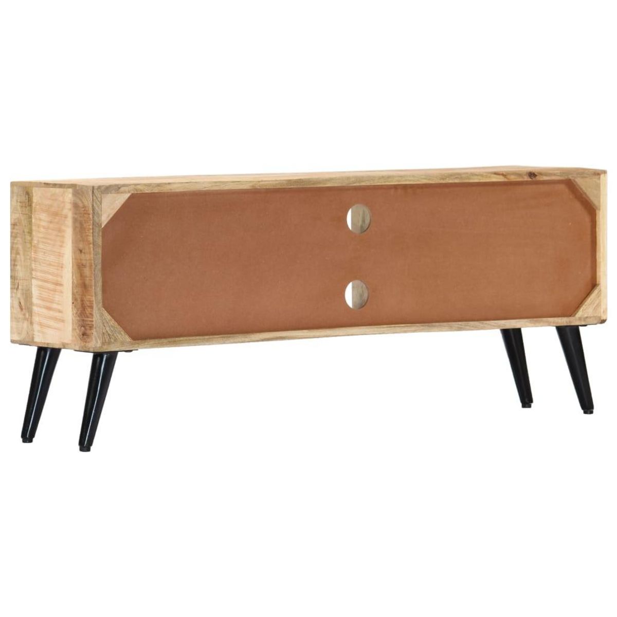 VIDAXL Meuble TV 115x30x47 cm Bois massif de manguier