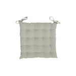 SOLEIL D'OCRE Dessus de chaise capitonné en velours 40X40X5 cm VELVET, par Soleil d'Ocre. Coloris disponibles : Gris, Vert, Orange, Jaune, Beige, Bleu