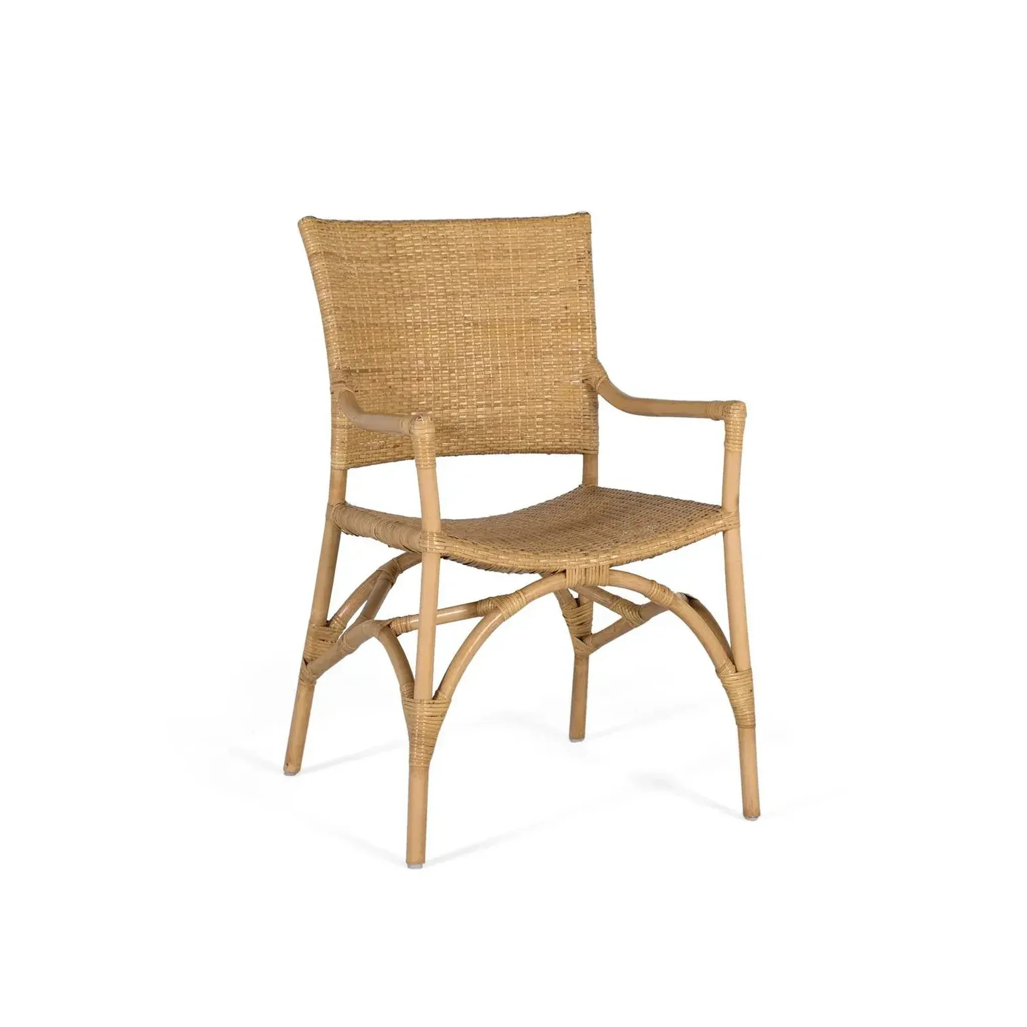 GINER Y COLOMER SL Fauteuil en rattan 54 cm style méditerranéen