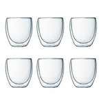 Bodum Set de 6 verres double paroi 25cl - pavina set