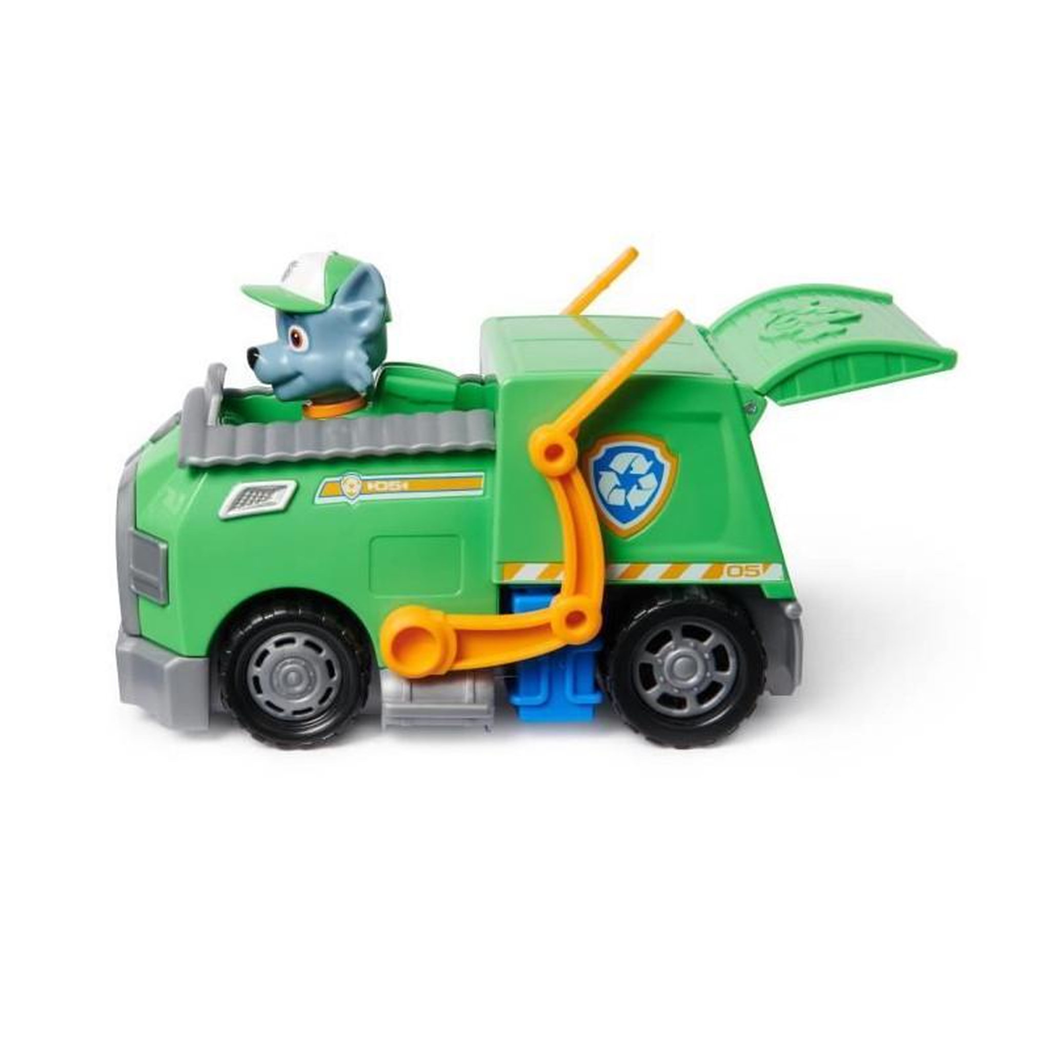 Voir la diapositive 2 : Spin Master VEHICULE + FIGURINE ROCKY La Pat' Patrouille