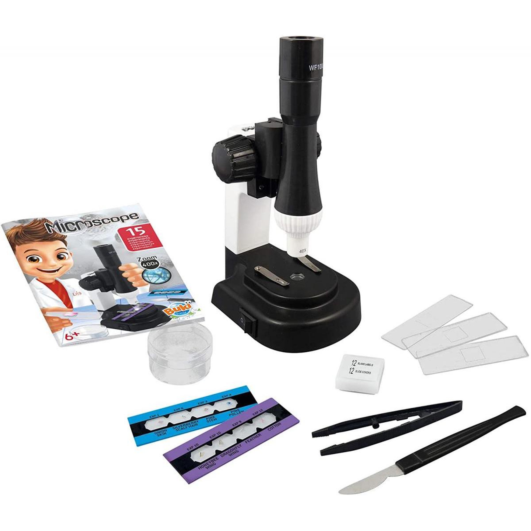 Voir la diapositive 2 : BUKI Microscope 15 experiences