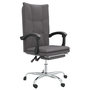 Voir la diapositive 2 : VIDAXL Fauteuil inclinable de bureau Gris Similicuir