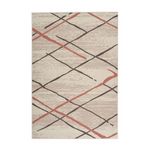 Paris Prix Tapis Rayures à Poils Courts  Vancouver I  Crème. Coloris disponibles : Beige