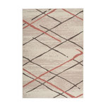 Paris Prix Tapis Rayures à Poils Courts  Vancouver I  Crème. Coloris disponibles : Beige