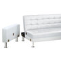 Voir la diapositive 3 : Habitat et Jardin Canapé d'angle convertible et réversible  Theo  - 258 x 82/147 x 82 cm - 4 places - Blanc