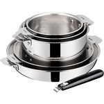 Lagostina Batterie de cuisine Esperta triply 5 pièces + poignée