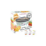 APC Crépière électrique APC avec 3 moules fantaisie et colorants alimentaires