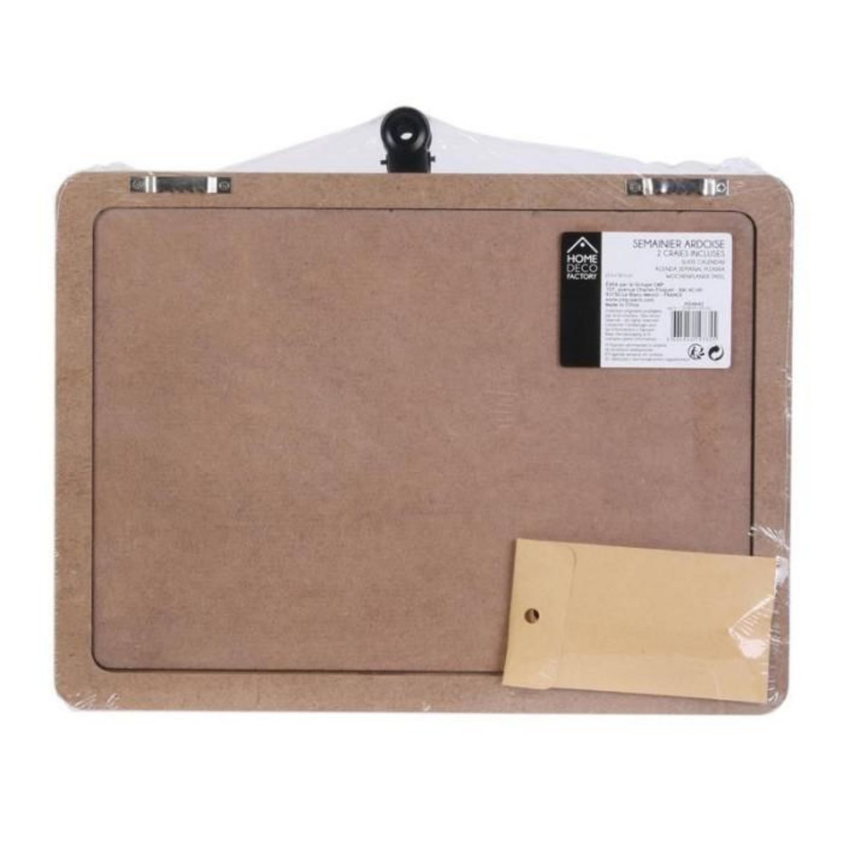 Paris Prix Semainier en Ardoise  Famille  30cm Noir