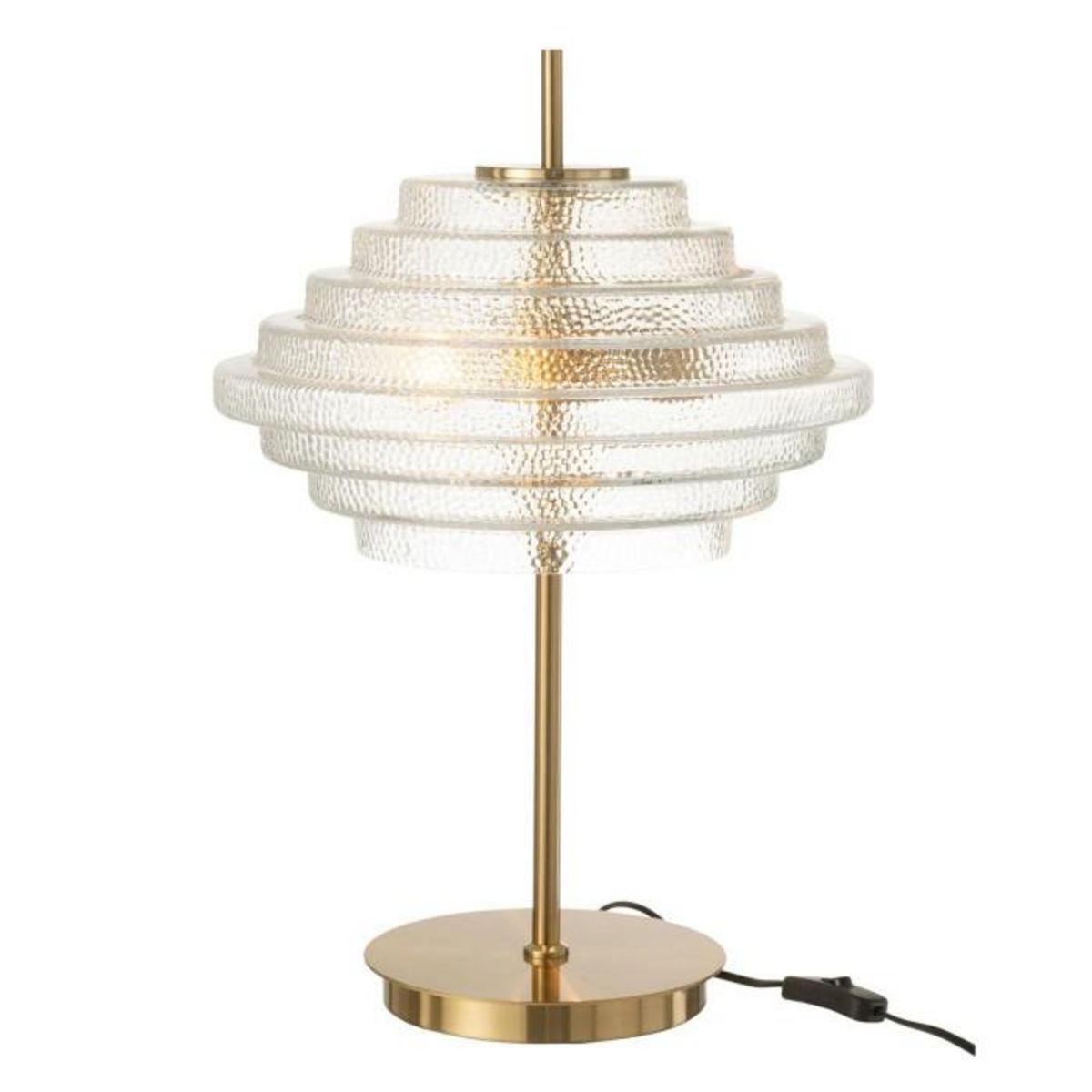 Paris Prix Lampe à Poser Design  Merla  54cm Transparent