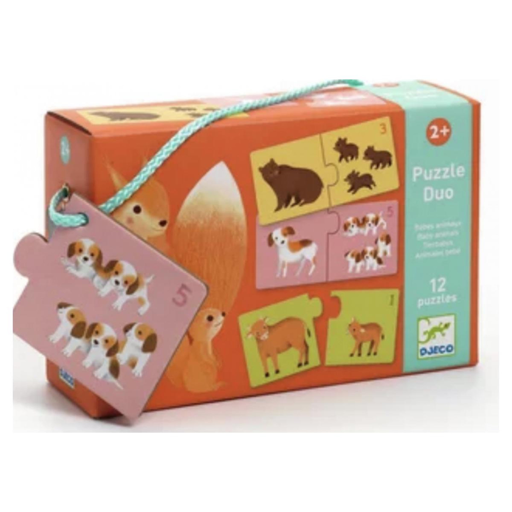 Djeco Puzzle duo - Duo Bébés animaux