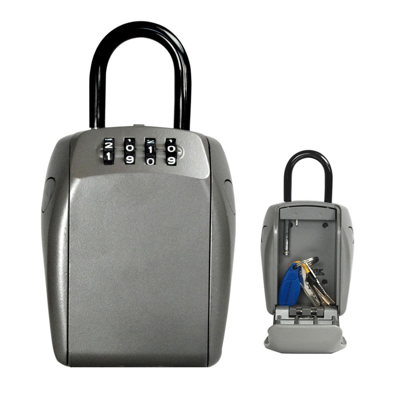 Master Lock Boîte à clés portable haute sécurité avec anneau de suspension format moyen 105 x 188 x 43 mm - vue 3