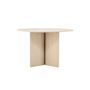 Voir la diapositive 4 : Paris Prix Table à Manger Ronde  Tyreso  120cm Naturel