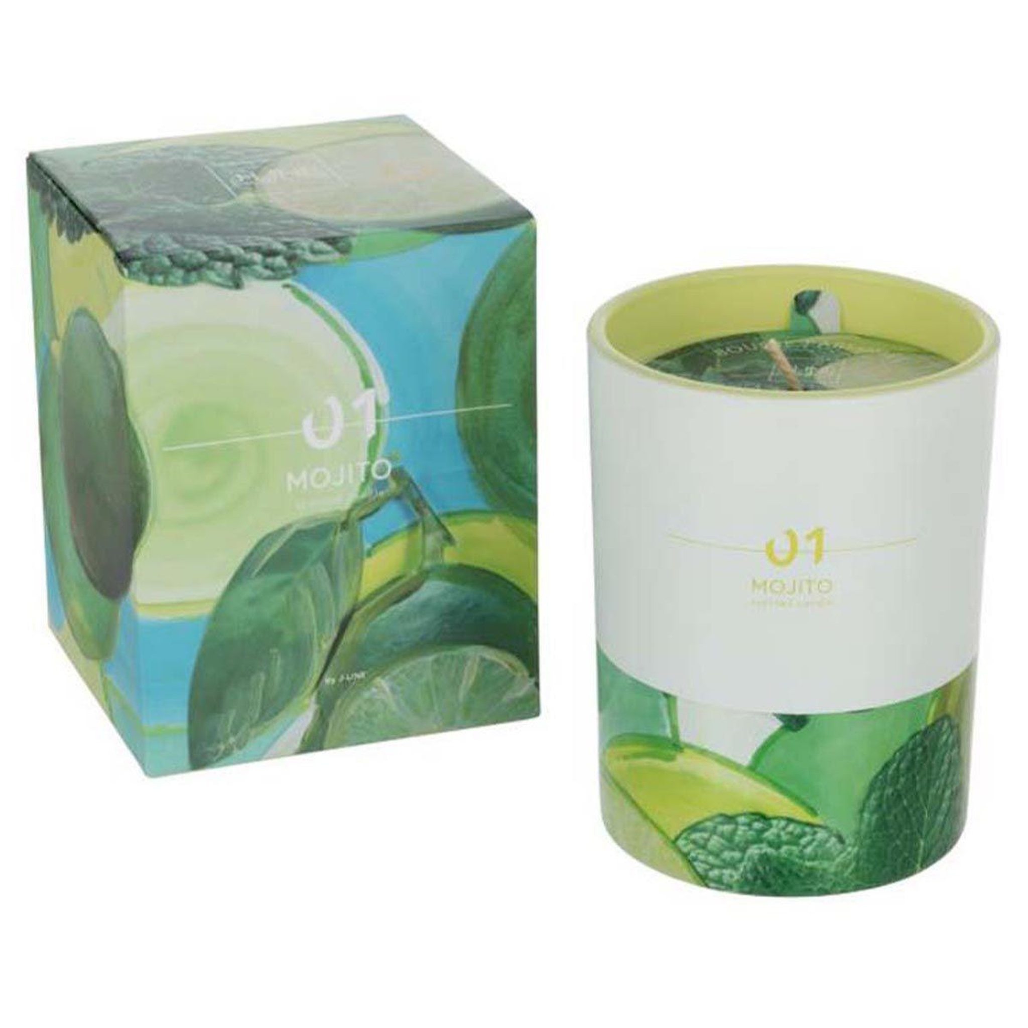 J-LINE Bougie Parfumée  Cocktail  11cm Mojito