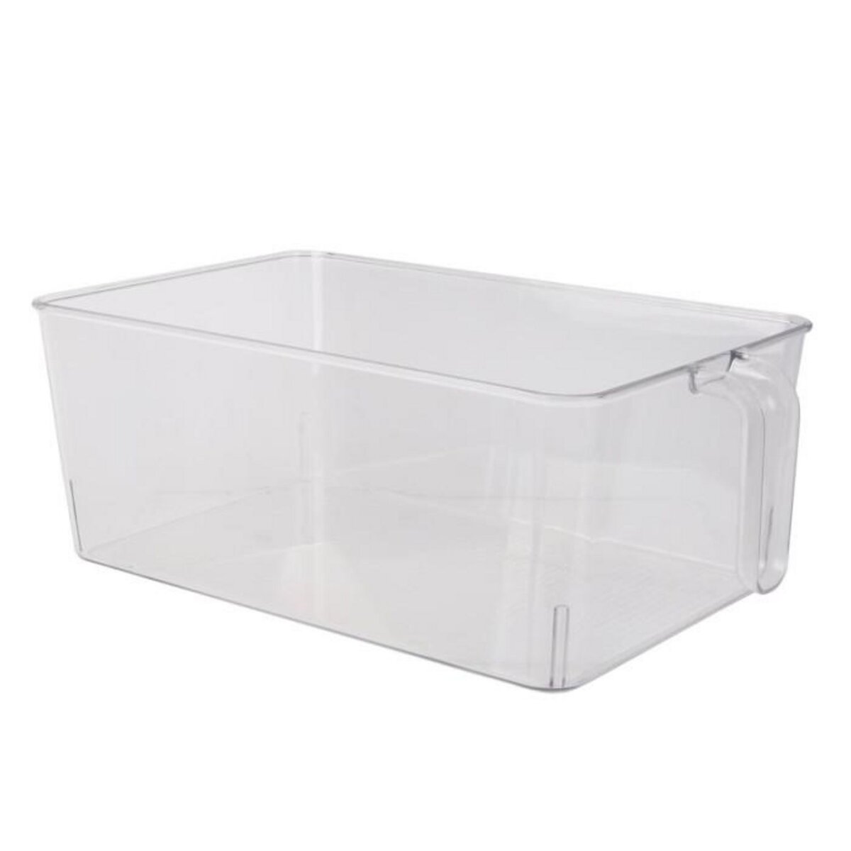 Paris Prix Bac de Rangement à Poignée  Frigo  18cm Transparent