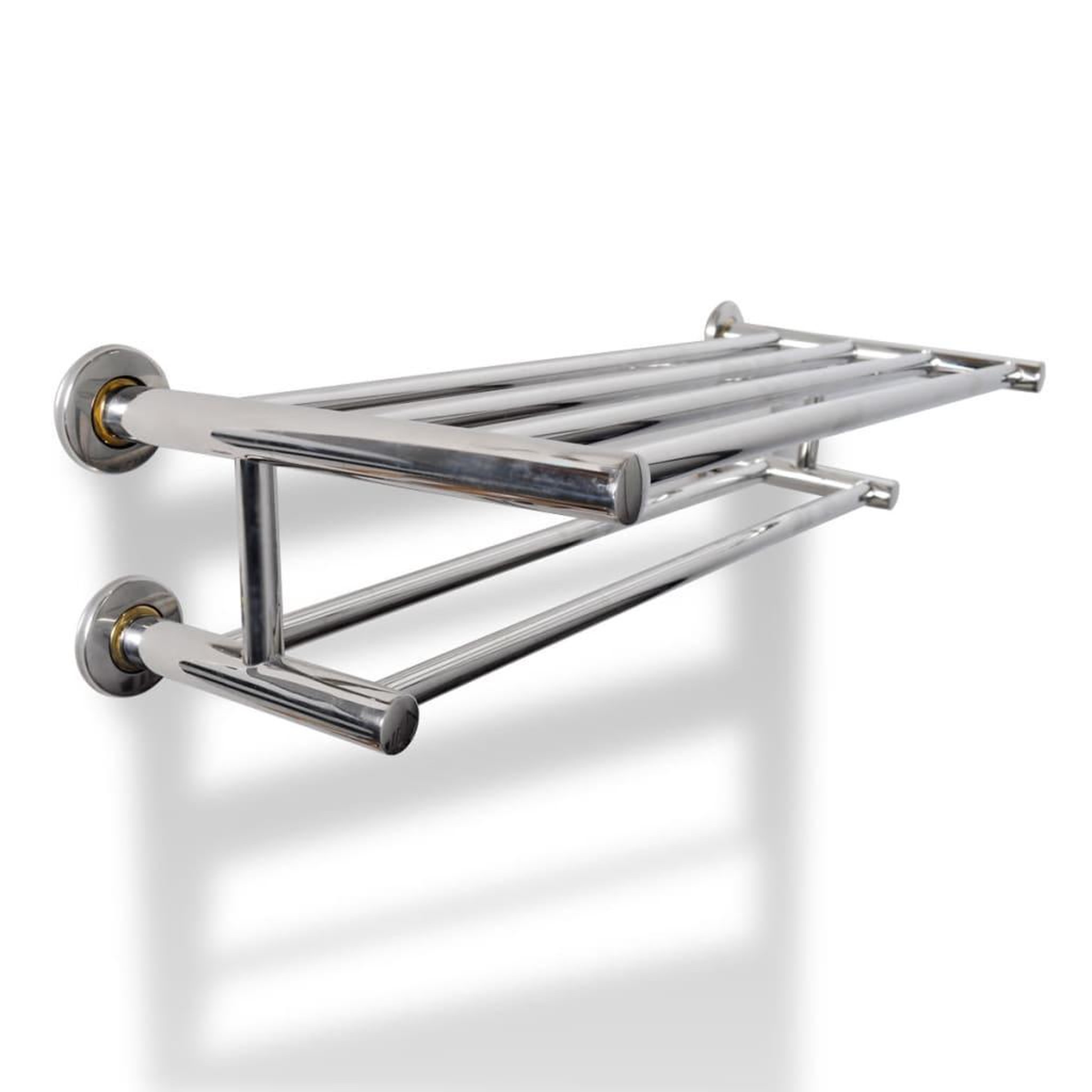 VIDAXL Porte serviettes double - barre fixe 6 tubes