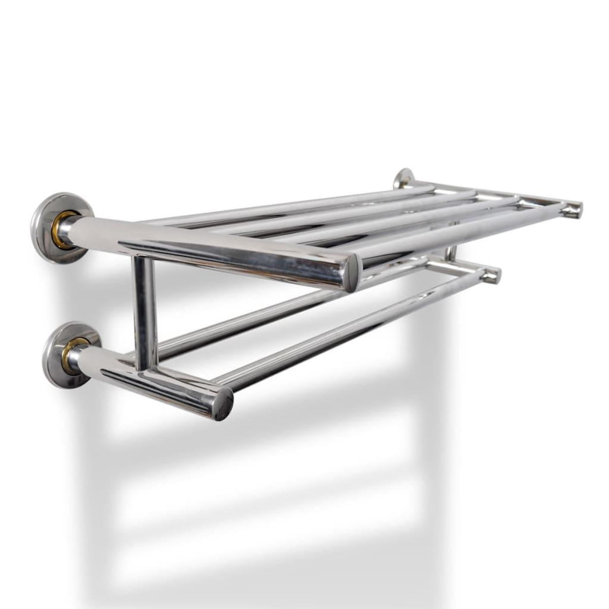 VIDAXL Porte serviettes double - Barre Fixe 6 tubes