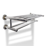 VIDAXL Porte serviettes double - Barre Fixe 6 tubes