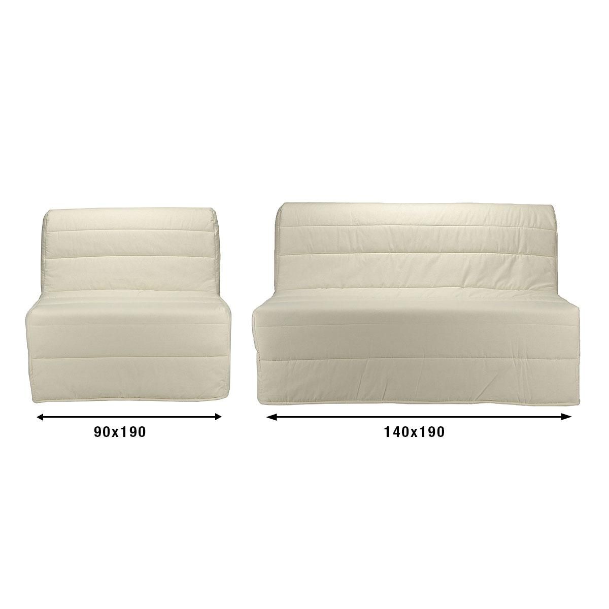Banquette BZ UNI matelas 9 cm mousse 20 kg/m3