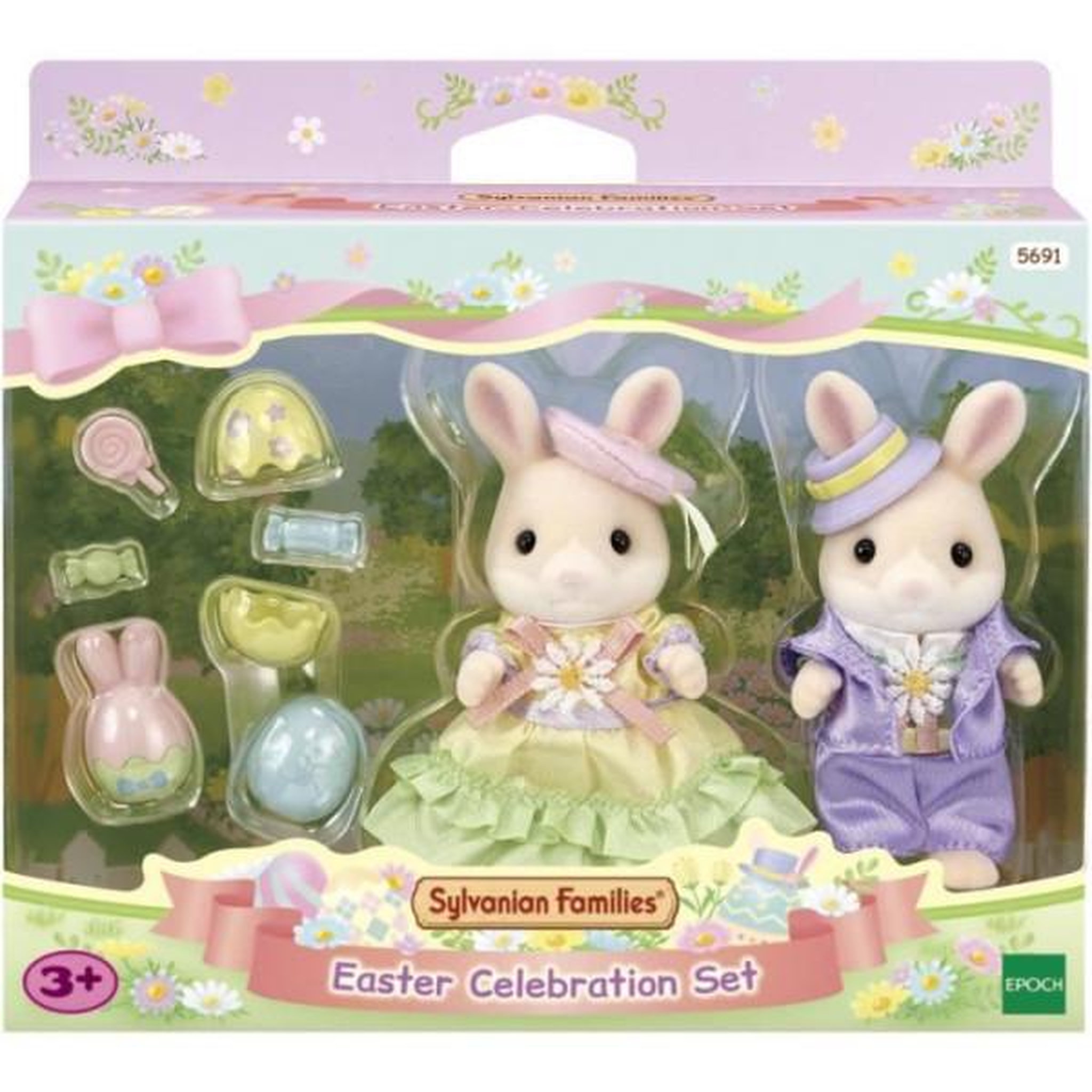 Sylvanian Families Poupée Lapin Marguerite - Chasse aux oeufs - SYLVANIAN FAMILIES