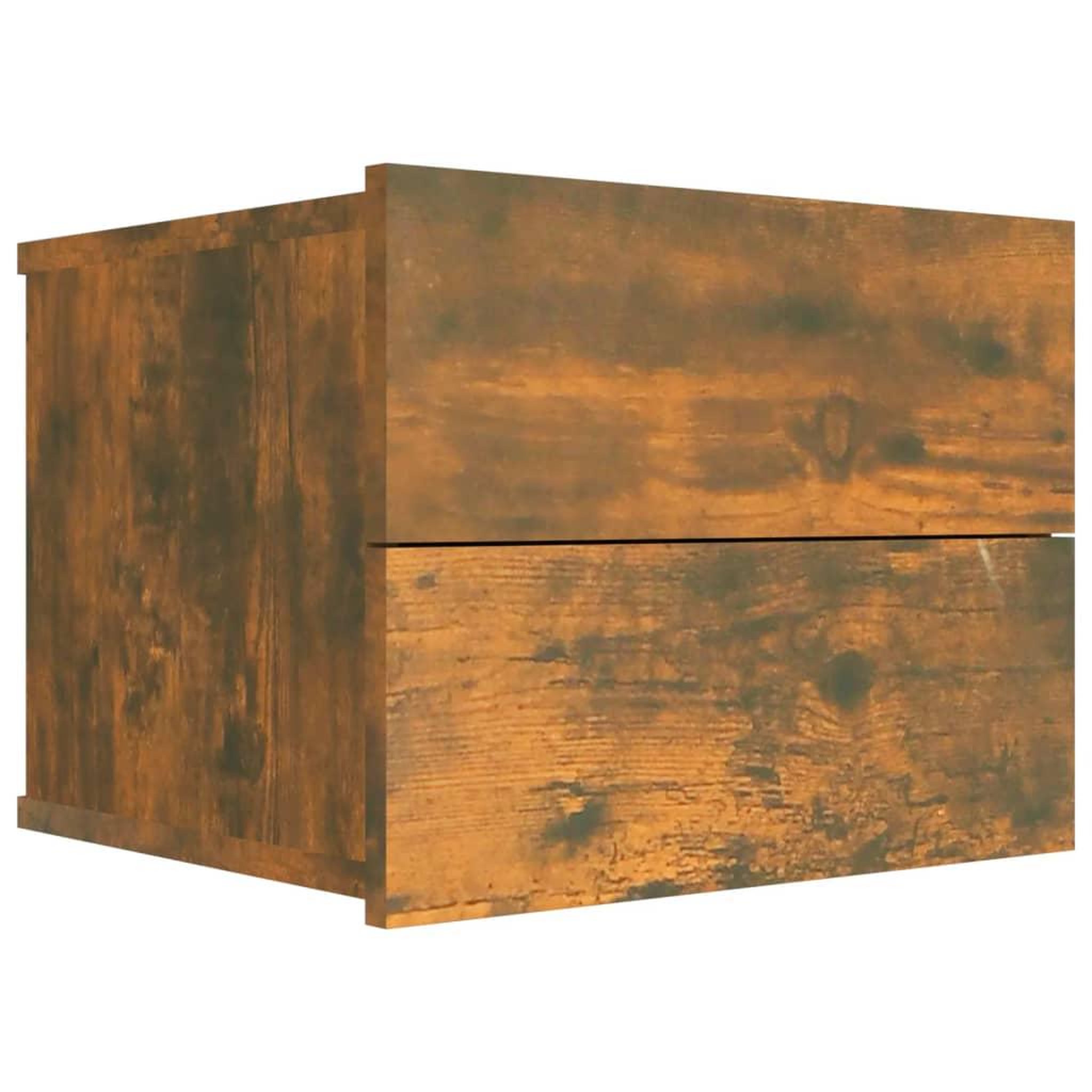 Voir la diapositive 5 : VIDAXL Tables de chevet 2 pcs Chene fume 40x30x30 cm Bois d'ingenierie