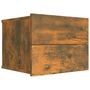 Voir la diapositive 5 : VIDAXL Tables de chevet 2 pcs Chene fume 40x30x30 cm Bois d'ingenierie